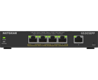Netgear 5p GS305EPP (5x10/100/1000Mbit, 4xPoE+) - 698702 - zdjęcie 1